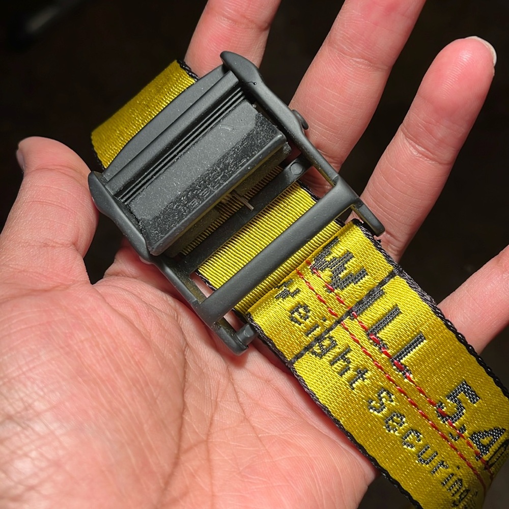 Off White Adjustable Utility Belt OS - Picture 2 of 4